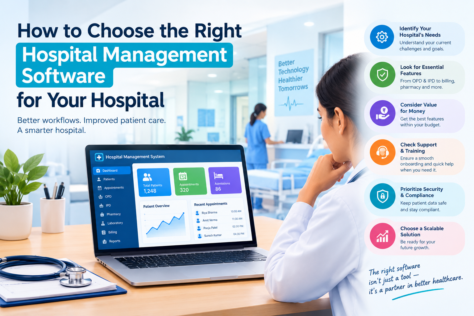 How to Choose the Right Hospital Management Software for Your Hospital