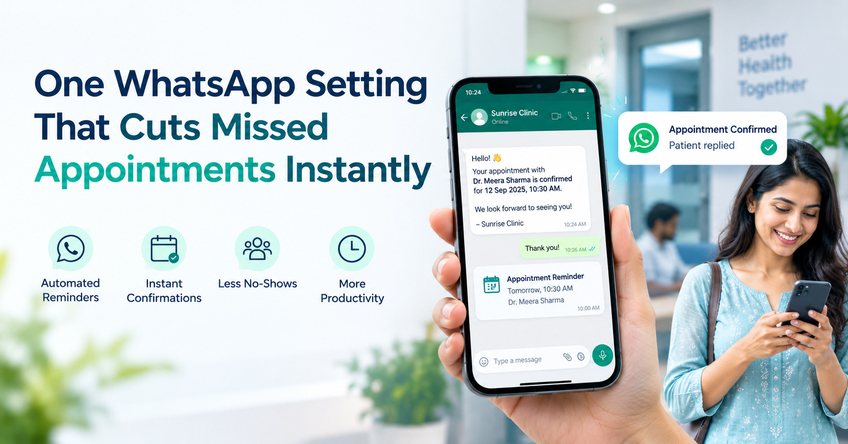 One WhatsApp Setting That Cuts Missed Appointments Instantly